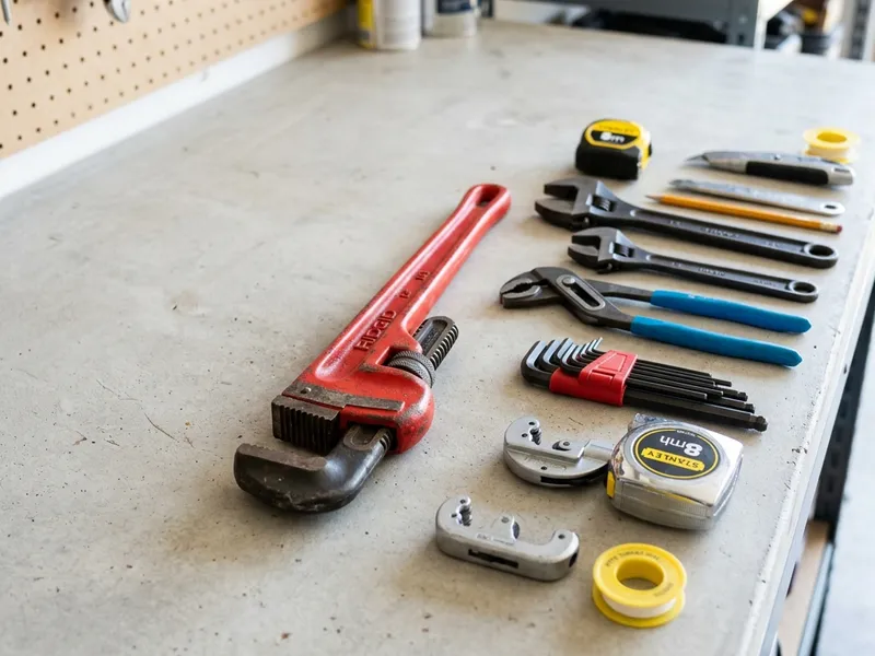Professional plumbers in Montreal, WI equipped with top-tier tools for residential and commercial plumbing services.